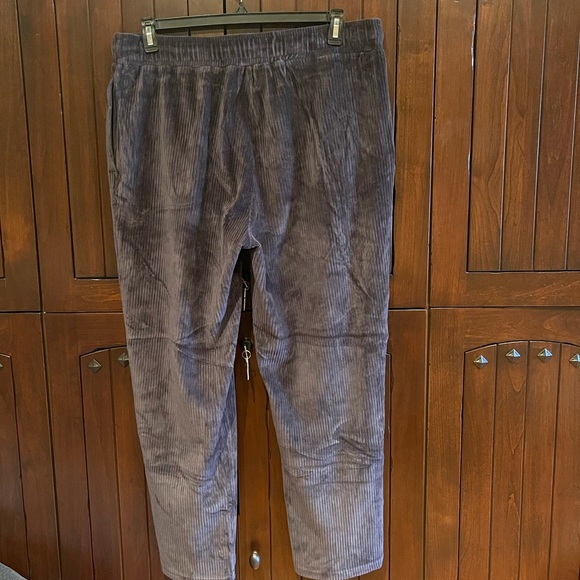 Velvet jogger pants - Picture 2 of 3